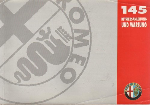 Alfa romeo 145 manuale uso - 145,