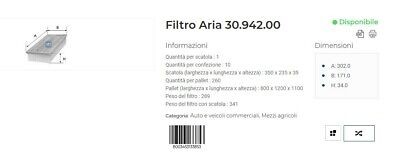 Filtro aria alfa romeo - aria,